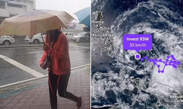 Áp thấp mạnh lên và đến gần Philippines, dự báo hôm nào sẽ thành bão Aghon?