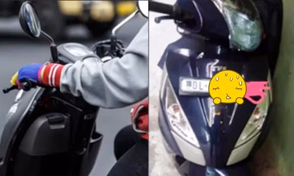 Nữ sinh viên Ấn Độ được bố tặng xe máy, nhưng chỉ vì biển số mà không dám đi xe ra đường