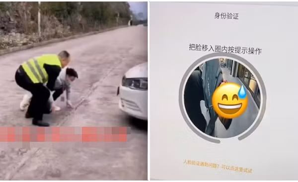 Chủ xe phải quỳ xuống cho xe ô tô nhận diện khuôn mặt mới mở được cửa lên 