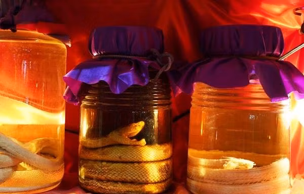 Mở bình rượu rắn đã ngâm 1 năm, người cha ở Trung Quốc bị rắn “hồi sinh” cắn thẳng vào tay