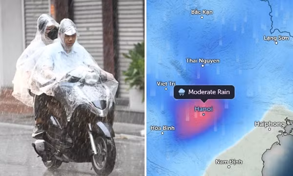 Miền Bắc lại sắp có mưa dông diện rộng, dự báo Hà Nội cuối tuần mưa to
