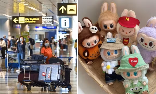 Singapore: Bị phạt gần 100 triệu vì mua búp bê Labubu từ Anh về mà không khai báo