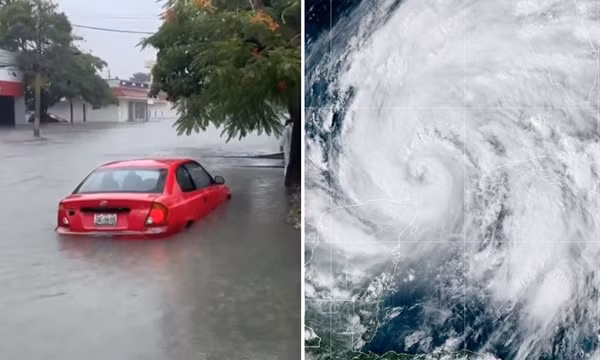 Bão Helene mạnh ngang bão Yagi sắp đổ bộ nước Mỹ, ảnh mây trước bão rất đáng sợ