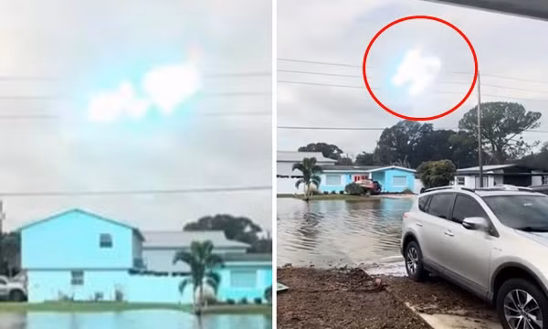 Hai quả cầu lửa "chạy" trên đường dây điện, được giải thích là hiện tượng gì?