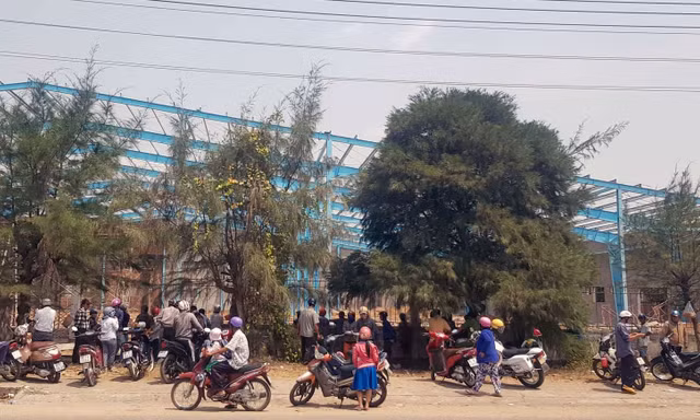 Hiện trường vụ tai nạn.