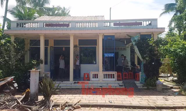 Căn nhà xảy ra vụ án. Ảnh Nhật Huy