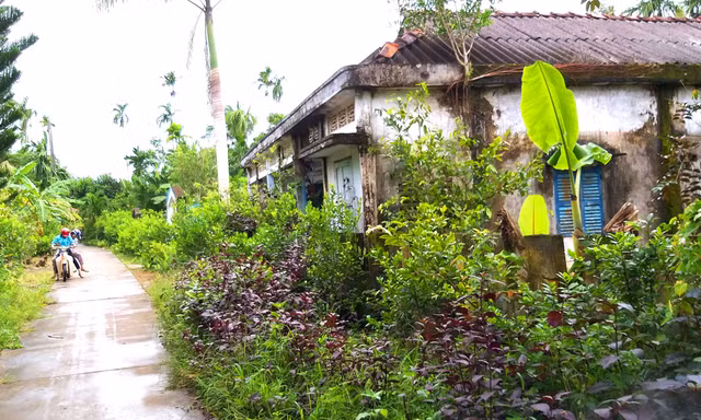Căn nhà của bà L. nơi phát hiện thi thể. Ảnh: Nhật Huy