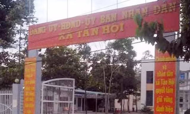 Trụ sở Đảng uỷ, HĐND, UBND xã Tân Hội, huyện Tân Hiệp.