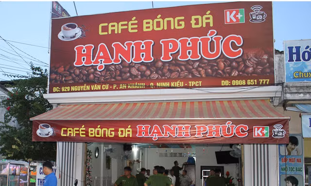 Quán cà phê Hạnh Phúc - điểm tổ chức hoạt động cho vay trá hình