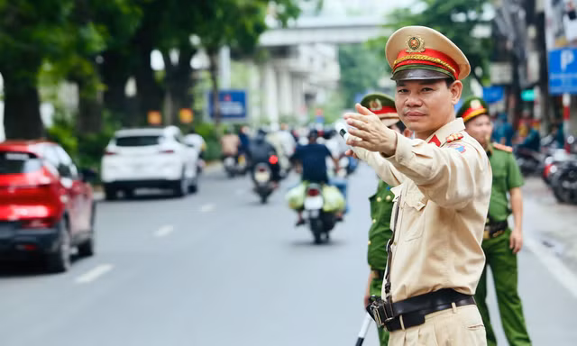 Cục CSGT phân luồng, hạn chế phương tiện về Hà Nội phục vụ kỷ niệm 80 năm Quốc khánh 2/9