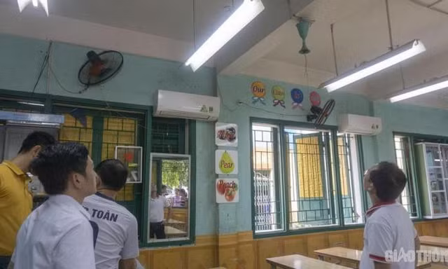 Em N.T.M.T bị thương ở vùng trán.