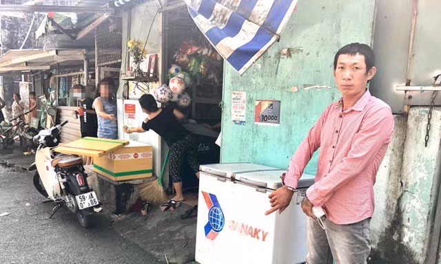 Tuấn tại hiện trường.