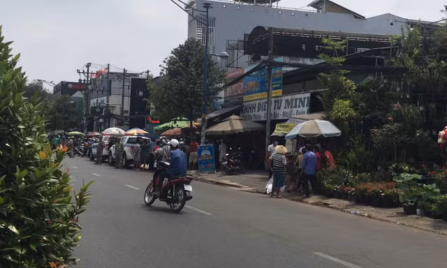Hiện trường vụ việc.