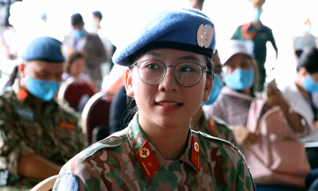 Những 'bóng hồng' quân đội Việt Nam lên đường làm nhiệm vụ quốc tế