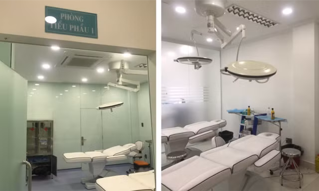 Cơ sở phun xăm nhưng "lấn sân" phẫu thuật thẩm mỹ chui.