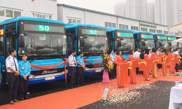 Hà Nội: Thay mới toàn bộ xe tuyến buýt số 50, lắp thêm wifi