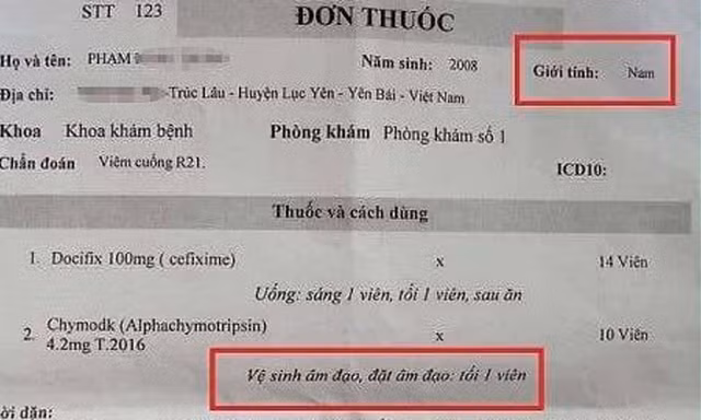 Khám đau răng, bé trai 9 tuổi được kê thuốc... đặt âm đạo