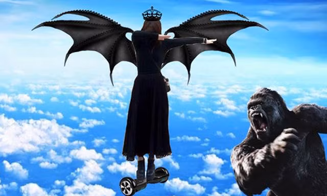 Muốn 'chắp cánh thiên thần', cô gái dở khóc dở cười với hình chế bá đạo