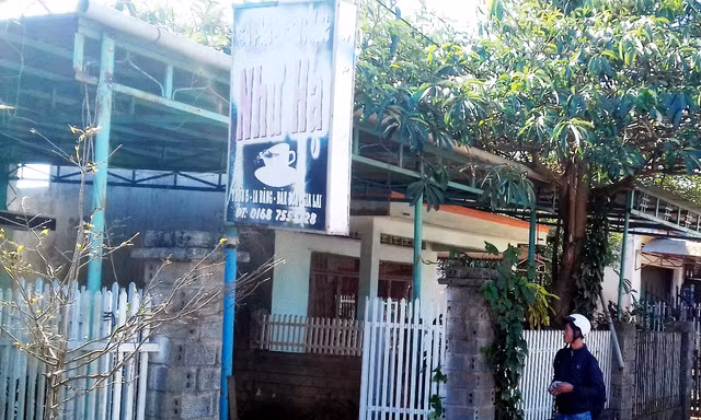 Quán cà phê Như Hạ, nơi xảy ra vụ án.
