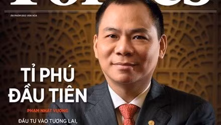 Ông Phạm Nhật Vượng đang là người giàu nhất Việt Nam
