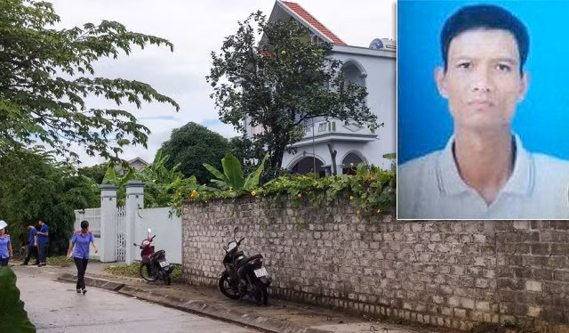 Đối tượng Doãn Trung Dũng khi bị bắt.
