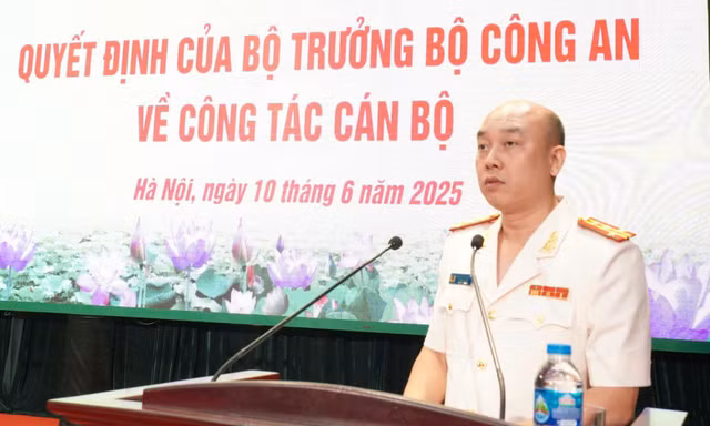 Trưởng Phòng CSHS được bổ nhiệm giữ chức vụ Phó giám đốc Công an TP Hà Nội