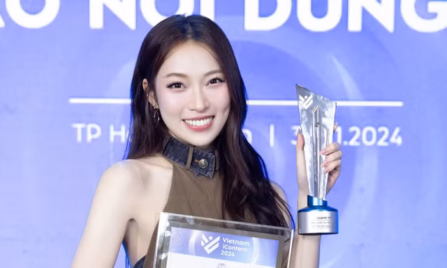 MC Khánh Vy là Nhà sáng tạo nội dung truyền cảm hứng của năm 
