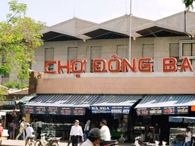Cuối thu đi chợ Đông Ba