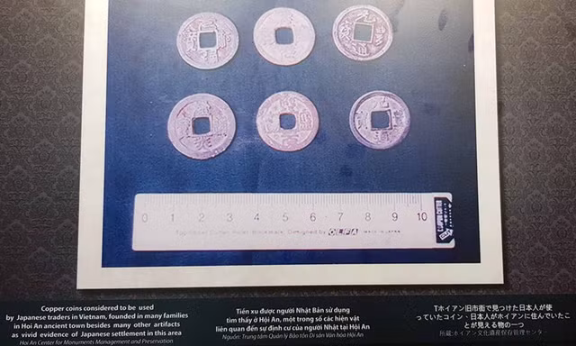 Tiền xu được người Nhật Bản sử dụng tìm thấy ở Hội An