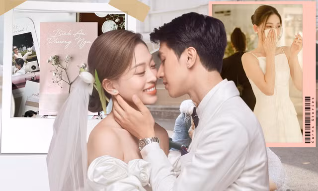 Bình An viết thư tay gửi Phương Nga trước hôn lễ, cô dâu xúc động khi nhìn thấy váy cưới
