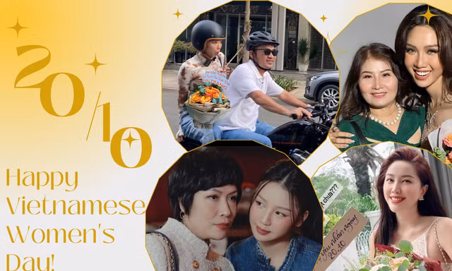 Sao Việt 20/10: Tiến Luật chở Tóc Tiên đi giao quà cho Thu Trang, H'Hen Niê được trai lạ tặng hoa