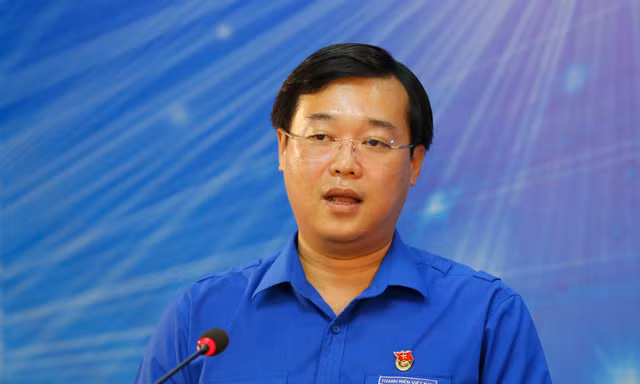 Bí thư thứ nhất Trung ương Đoàn Lê Quốc Phong. Ảnh: Như Ý