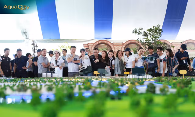 Khu đô thị sinh thái thông minh Aqua City đã trở thành đích ngắm của giới đầu tư và khách hàng có nhu cầu về không gian sống xanh