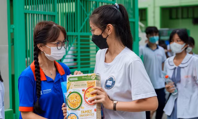 Nestlé Việt Nam đồng hành cùng chương trình Tiếp sức mùa thi 2023