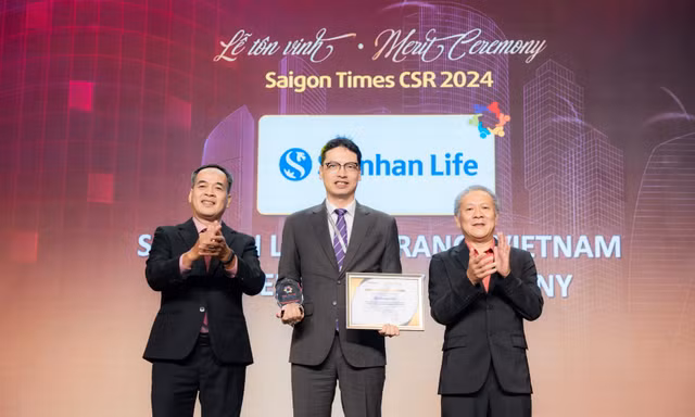 Shinhan Life Việt Nam đạt danh hiệu doanh nghiệp vì cộng đồng - Saigon Times CSR 2024