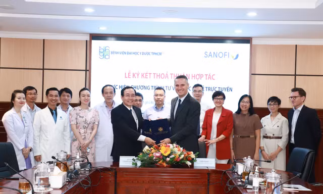 Bệnh viện đại học y dược TPHCM và Sanofi hợp tác triển khai tư vấn sức khỏe trực tuyến 