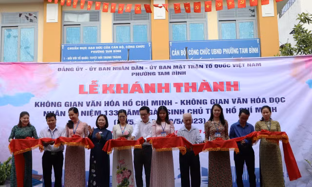 Khánh thành không gian văn hoá Hồ Chí Minh, không gian văn hoá đọc 
