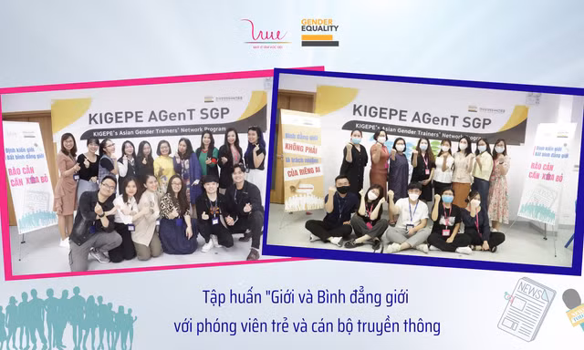 Thúc đẩy sự tham gia của phóng viên trẻ với bình đẳng giới 