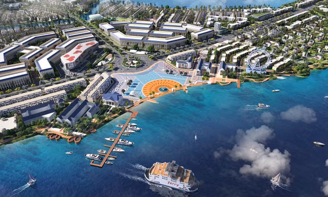 Phối cảnh khu đô thị sinh thái thông minh Aqua City quy mô gần 1.000ha tại phía Đông TP.HCM 