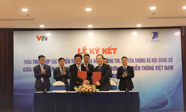 VNPT và VTV hợp tác để chuyển đổi số