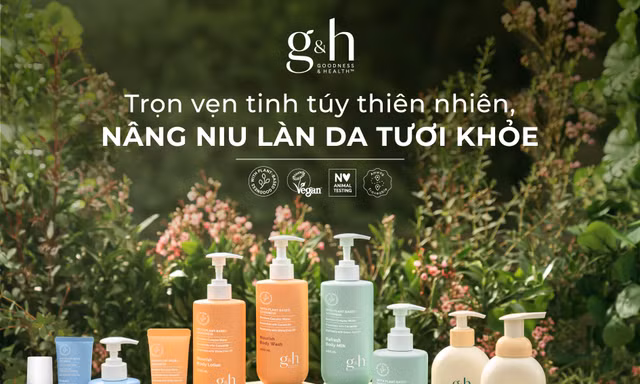 Amway Việt Nam ra mắt dòng sản phẩm chăm sóc cơ thể G&H mới