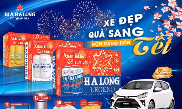 Bia Hạ Long tưng bừng chương trình khuyến mại “Xuân tài lộc – Tết sum vầy” 