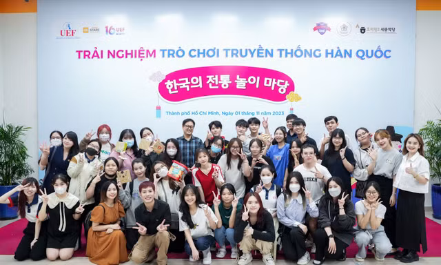 Nhiều hoạt động mang đậm dấu ấn Hàn Quốc tại trường đại học song ngữ quốc tế