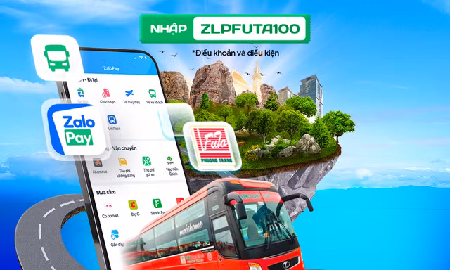 'Thả ga' du lịch lễ 2/9 với chuỗi ưu đãi mua vé tàu hỏa, xe khách và máy bay trên ZaloPay 