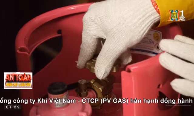 'An toàn phòng cháy, chữa cháy' hướng dẫn an toàn khi có sự cố về gas