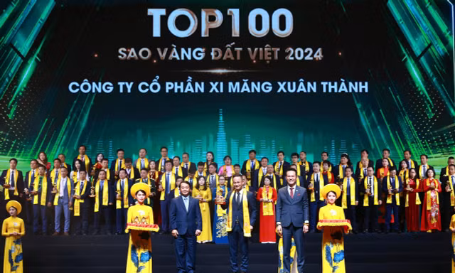Xi Măng Xuân Thành lần thứ 4 được vinh danh giải thưởng Sao Vàng đất Việt 