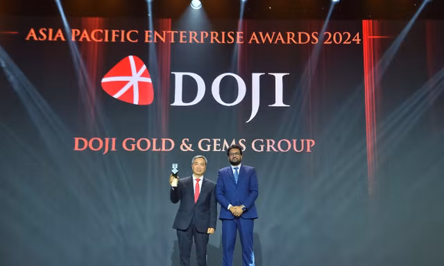 DOJI được công nhận 'Doanh nghiệp xuất sắc châu Á'