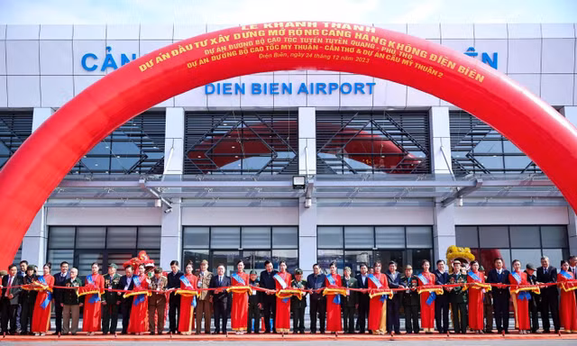 UDIC nhận bằng khen tại lễ khánh thành Dự án mở rộng Cảng hàng không Sân bay Điện Biên