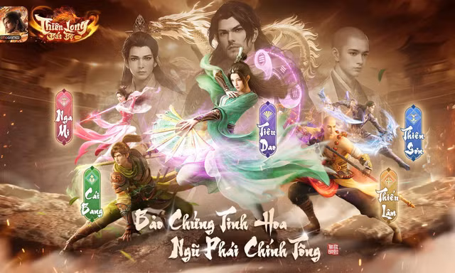 Sáng nay 12/11 Thiên Long Bát Bộ VNG chính thức trình làng game thủ Việt