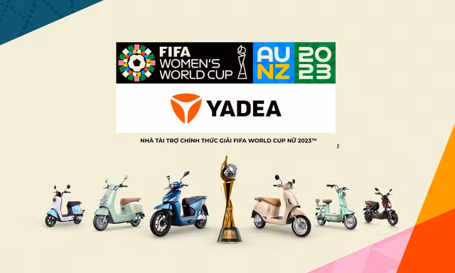 YADEA tài trợ World Cup nữ 2023 khu vực APAC 